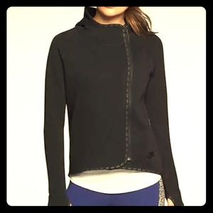 NIKE TECH PACK CAPE HOODIE SZ S BLACK